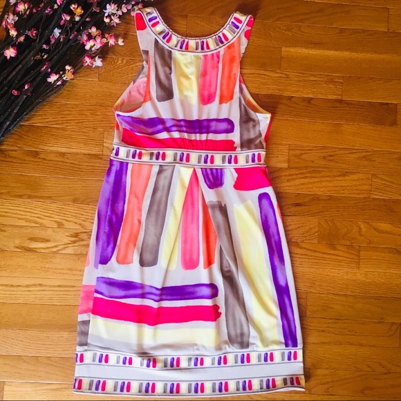 BCBG MaxAzria Multicolor Paint Brush Dress - Picture 3 of 6
